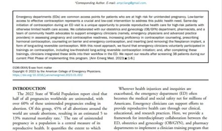 Latest Published Article by Highland EM