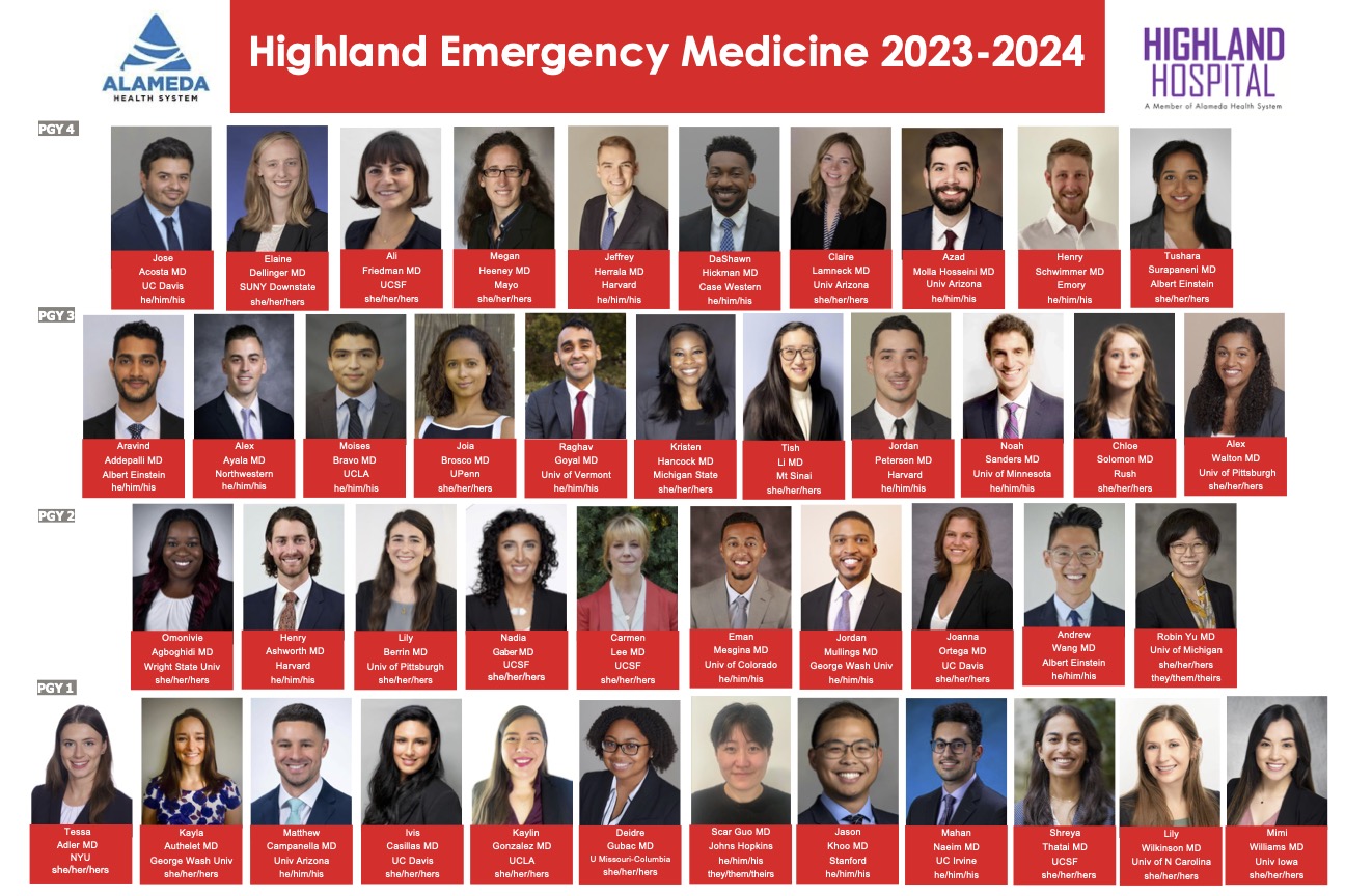 Opened book - Highland Emergency Medicine Residency Program